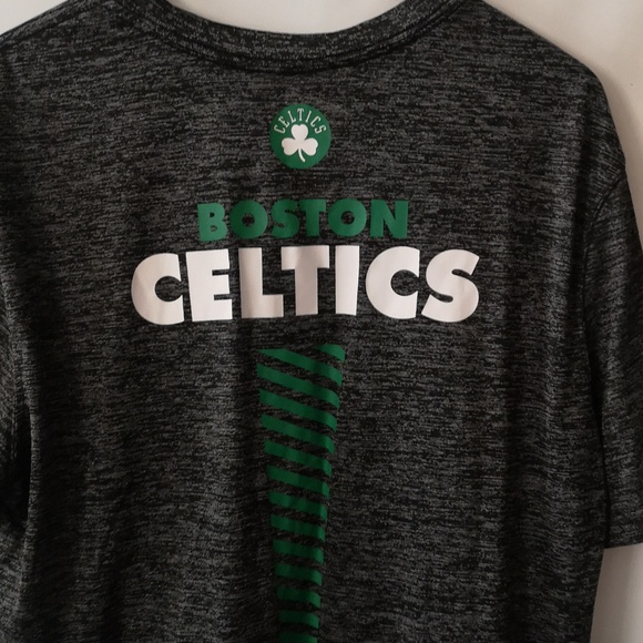 Set of Two Boston Celtics T-shirts Never Worn, Size Large, All-over Print, Green - Picture 3 of 7